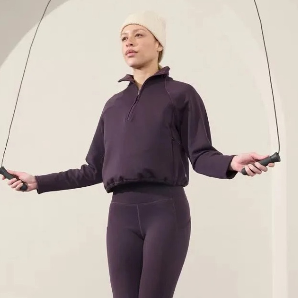 Athleta Altitude Fleece Lined 1/2 Zip - Medium